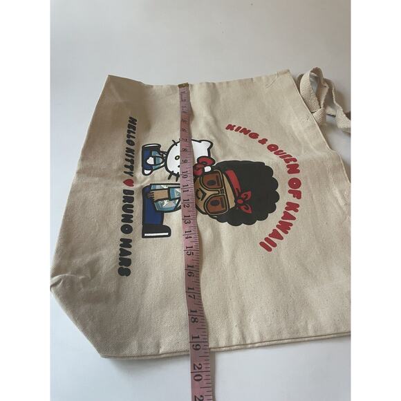BRUNO‎ MARS HELLO KITTY Collaboration Tote Bag 2024 VEGAS HK Cafe Authentic READ - Picture 6 of 10